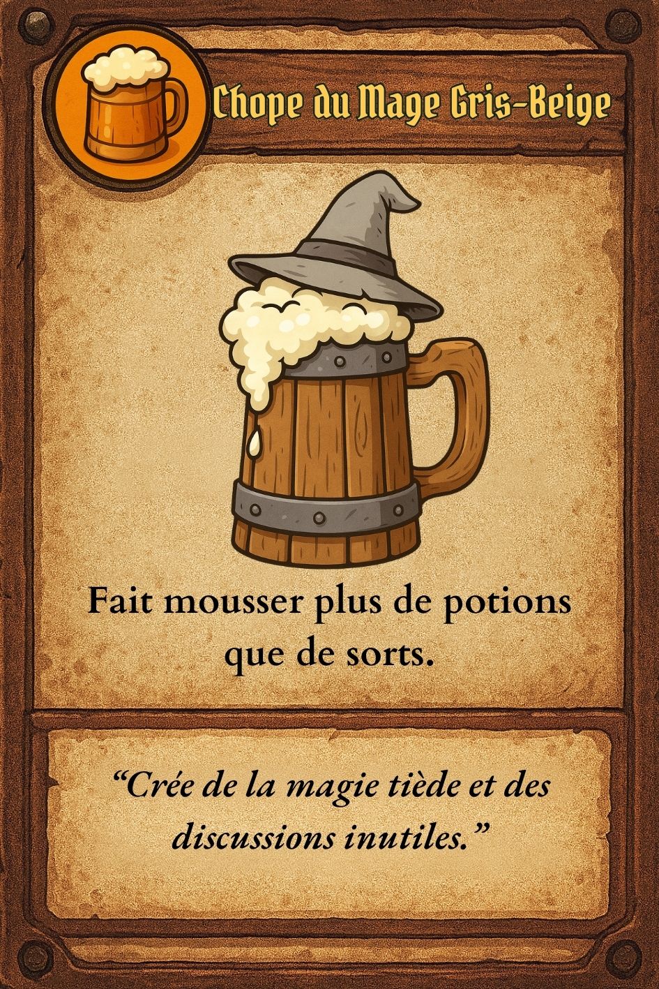 Cartes du jeu Chopes et Mandales